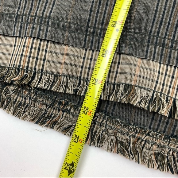 SOLOLA Brown Plaid Skirt size 38 - Picture 8 of 10